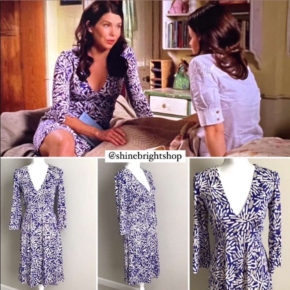 NWT Early 2000s Vintage Silk Dress ASO Lorelai Gilmore in Gilmore Girls - Picture 5 of 16